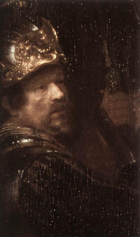 REMBRANDT Harmenszoon van Rijn The Nightwatch (detail)  HG oil painting picture